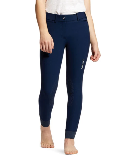 Girls Ariat Tri Factor Breeches Knee Grip 5 Girls Ariat Tri Factor Breeches Knee Grip - Image 3
