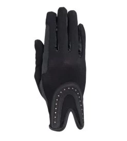RSL By USG Good Luck Glitter Gloves -Ariat Store good luck glitter glove black rose gold RSL USG 71942.1685643634