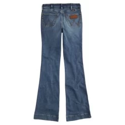 Wrangler Retro Green High Rise Trouser Jean 15 Wrangler Retro Green High Rise Trouser Jean -Ariat Store green high rise trouser denim hero back 112317722 wrangler 57135.1670538170