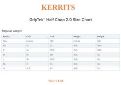 Kerrits GripTek Half Chaps 2.0 7 Kerrits GripTek Half Chaps 2.0 -Ariat Store griptek chaps size chart kerrits 67470.1647193807