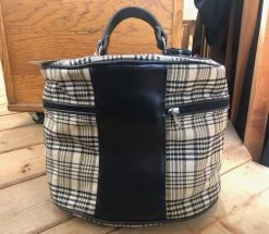 Baker 5/A Hat Carrier Helmet Bag 9 Baker 5/A Hat Carrier Helmet Bag -Ariat Store helmet bag tan black leather back baker 94928.1672948910