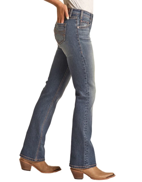 Rock & Roll Hooey Mid Rise Jean 4 Rock & Roll Hooey Mid Rise Jean - Image 2