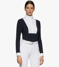 Cavalleria Toscana Hunter Competition Shirt Long Sleeve 12 Cavalleria Toscana Hunter Competition Shirt Long Sleeve -Ariat Store hunter competition LS navy side CAD191 JE002 7901 CT 68170.1690564923