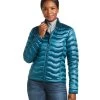 Ariat Ideal 3.0 Down Jacket -Ariat Store ideal 3.0 down jacket iri teal front 10035515 ariat 63624.1633545010