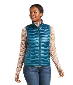 Ariat Ideal 3.0 Down Vest 19 Ariat Ideal 3.0 Down Vest -Ariat Store ideal 3.0 down vest iridium teal front 10037649 ariat 43029.1641429102