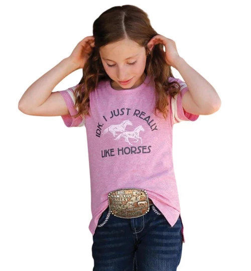Cruel Denim Girls IDK Horses Tee 3 Cruel Denim Girls IDK Horses Tee