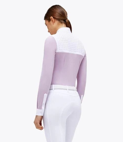 Cavalleria Toscana Jacquard Bib Show Shirt 4 Cavalleria Toscana Jacquard Bib Show Shirt - Image 2