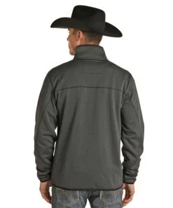 Men's Powder River Jacquard Fleece Pullover -Ariat Store jacquard fleece pullover black back 91 1050 powder river 17613.1669057304