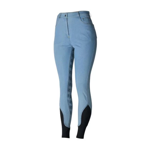 Horze Jessie Denim Full Grip Breeches 5 Horze Jessie Denim Full Grip Breeches - Image 3