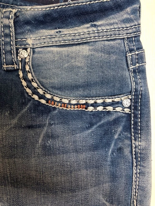 Grace In LA Jr Fit Steer Head Pocket Jeans 4 Grace In LA Jr Fit Steer Head Pocket Jeans - Image 2