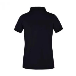 Kingsland Junior KL Vera Tech Polo -Ariat Store junior tech polo navy back 202 PT 371 020 kingsland 05174.1593643020