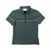 Girls Cavalleria Toscana Training Polo Short Sleeve -Ariat Store kid training polo teal front POA078 JE022 5900 cavalleria toscana 36344.1657155934