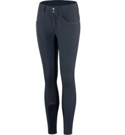 Horze Kids Aubrey Breeches Full Grip -Ariat Store kids aubrey breeches FS dark navy front 36084 VDB horze 47097.1653250441