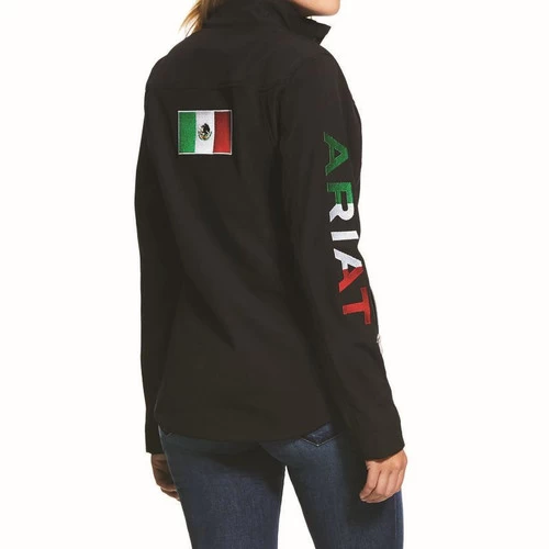 Kids Ariat Team Softshell Mexico Jacket 5 Kids Ariat Team Softshell Mexico Jacket - Image 3