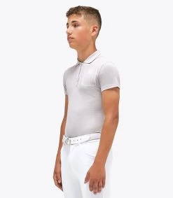Kids Cavalleria Toscana Raceway Training Polo 11 Kids Cavalleria Toscana Raceway Training Polo -Ariat Store kids raceway training ss grey side POO081 CO046 8000 CT 85519.1659801731