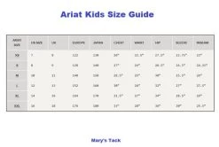 Girls Ariat Sunstopper 2.0 Team Baselayer -Ariat Store kids size chart ariat 02874.1644623945