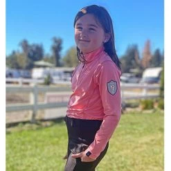 Irideon Kids Thermaluxe Quarter Zip Top 10 Irideon Kids Thermaluxe Quarter Zip Top -Ariat Store kids thermaluxe top salmon rider 30 7112 SLM irideon 77891.1666388199