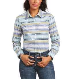 Ariat Kirby Stretch Shirt 21 Ariat Kirby Stretch Shirt -Ariat Store kirby stretch azure serape front 10035525 ariat 48371.1674771243