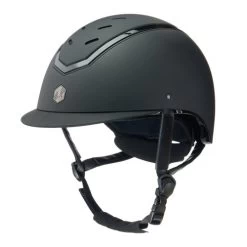 Charles Owen Kylo EQx Helmet -Ariat Store kylo egx helmet matte black 3 4 CO 81364.1687277415