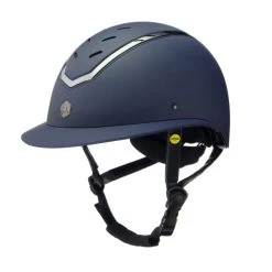 Charles Owen Kylo EQx Wide Peak MIPS -Ariat Store kylo eqx helmet wide navy MIPS side CO 11207.1687284946