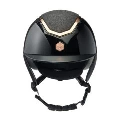 Charles Owen Kylo EQx Helmet Sparkly -Ariat Store kylo eqx sparkly standard black front CO 26885.1687281471