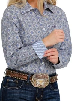 Cinch Ladies Cotton Performance Shirts Prints 12 Cinch Ladies Cotton Performance Shirts Prints -Ariat Store lds cinch medallion ls multi MSW9164184 miller 31442.1656103731
