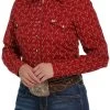 Cinch Ladies Print Snap Shirt 1 Cinch Ladies Print Snap Shirt -Ariat Store lds cinch print shirt ls red front MSW9201036 cinch 16579.1677544004
