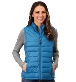 Roper Ladies Quilted Down Vest 7 Roper Ladies Quilted Down Vest -Ariat Store lds quilted down vest blue front 0309806856139 roper 94709.1663799356