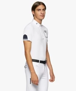 Men's Cavalleria Toscana Team Daytona Polo -Ariat Store men team daytona polo ss white side POU296 PA060 001 ct 40473.1661553972
