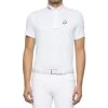 Cavalleria Toscana Men's CT Team Short Sleeve Polo -Ariat Store mens CT team polo SS white front POU237 PA048 0001 cavalleria 69800.1624996146