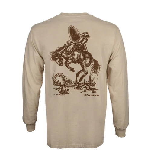 Men's SaltWater Riders Bronc T-Shirt 5 Men's SaltWater Riders Bronc T-Shirt - Image 3