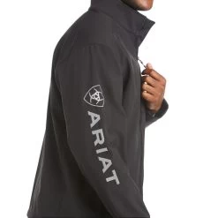 Men's Ariat Logo 2.0 Softshell Jacket -Ariat Store mens logo 2.0 softshell black sleeve 10023322 ariat 44744.1641589627