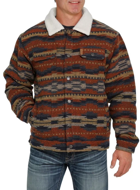 Men's Cinch Print Trucker Jacket 5 Men's Cinch Print Trucker Jacket - Image 3