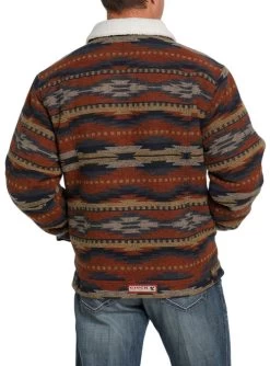 Men's Cinch Print Trucker Jacket 9 Men's Cinch Print Trucker Jacket -Ariat Store mens printed trucker jacket multi side MWJ1511006 miller1 66344.1670106337