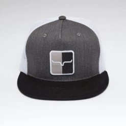 Kimes Ranch Mirror Trucker Hat -Ariat Store mirror trucker hat charcoal front 842606178888 kimes 18111.1684251664