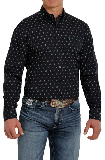 Cinch Modern Fit Print Shirt Long Sleeve 6 Cinch Modern Fit Print Shirt Long Sleeve - Image 4