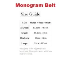 LeMieux Monogram Belt