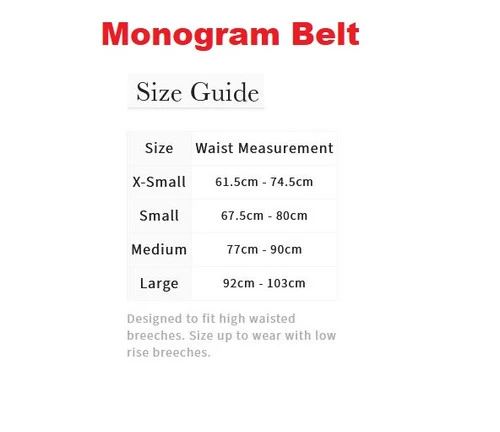 LeMieux Monogram Belt 3 LeMieux Monogram Belt
