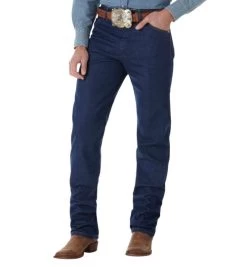 Men's Wrangler Cowboy Cut Original Fit Jeans -Ariat Store original fit cowboy cut indigo front 13MWZPW wrangler 33861.1658437450