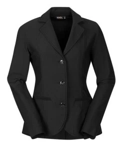 Kerrits Petite Affinity Aero Show Coat -Ariat Store petite aero affinity show coat black front 40420P kerritw 30746.1690923493