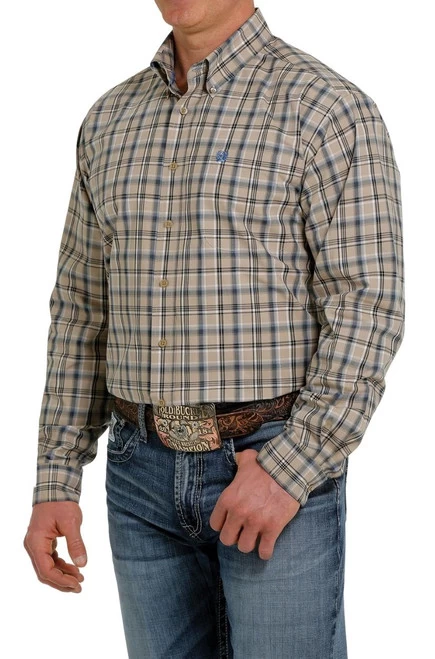 Cinch Plaid Button Down Shirt Long Sleeve 4 Cinch Plaid Button Down Shirt Long Sleeve - Image 2