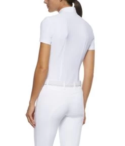 Cavalleria Toscana Pleated Shirt Short Sleeve 17 Cavalleria Toscana Pleated Shirt Short Sleeve -Ariat Store pleated jersey SS white back CAD153 JE022 0001 CT 98780.1670880202