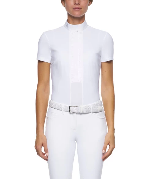 Cavalleria Toscana Pleated Shirt Short Sleeve 6 Cavalleria Toscana Pleated Shirt Short Sleeve - Image 4