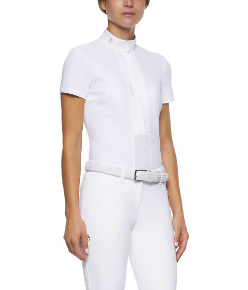 Cavalleria Toscana Pleated Shirt Short Sleeve 8 Cavalleria Toscana Pleated Shirt Short Sleeve - Image 6