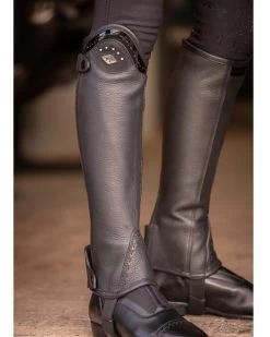 PÉNÉLOPE Pénélope Prisca Half Chaps -Ariat Store prisca half chaps black side penelope 88861.1691198856