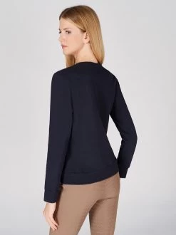 Vestrum Procida Horse Sweatshirt -Ariat Store procida horse sweater navy back W6722 65038 00079 vestrum 40044.1681613481