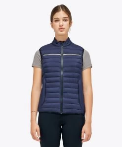 Cavalleria Toscana Team Puffer Vest 11 Cavalleria Toscana Team Puffer Vest -Ariat Store puffer vest smoky blue front GLD266 NY092 7E00 CT 65007.1675967382
