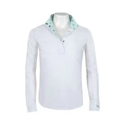 RJ Classics Girls Rebecca Show Shirt -Ariat Store rebecca junior show shirt cats front R680FF rjclassics 83205.1659025162