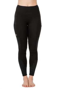 Horseware Ireland Horseware Reflective Riding Tights -Ariat Store reflective riding tights black reflect front CLHRTS KREF horsewear 59043.1651265987