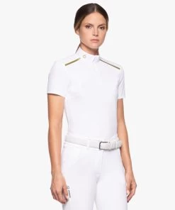 Cavalleria Toscana REVO Premier Polo Short Sleeve -Ariat Store revo premier polo ss white side POD298 JC033 0001 CT 32260.1659744790